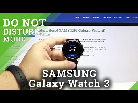 How to Activate Do Not Disturb Mode in SAMSUNG Galaxy Watch 3 – Silent Preferences
