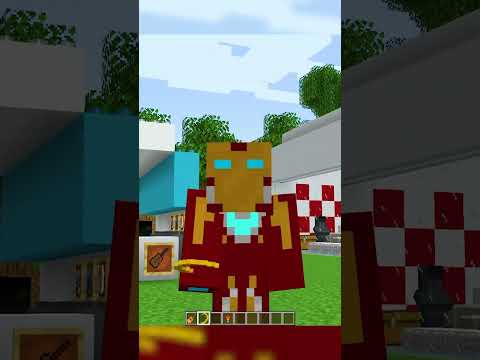Minecraft with Iron Man! New mod!