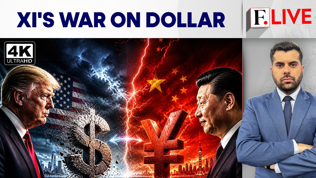 China's Anti-Dollar Push Expands Ahead of Xi-Trump Beijing Meet | Firstpost Live | N18G