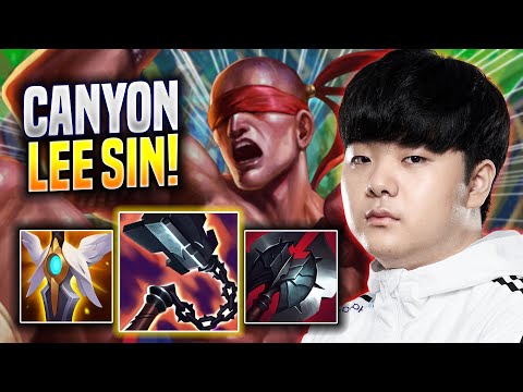 CANYON IS A MONSTER WITH LEE SIN! - DK Canyon Plays Lee Sin JUNGLE vs Gragas! | Season 2023