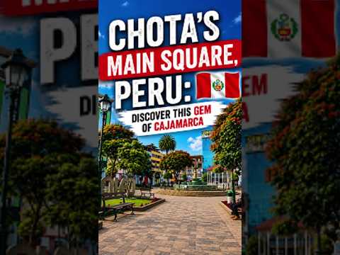 Chota's Main Square, Peru: Discover this gem of Cajamarca