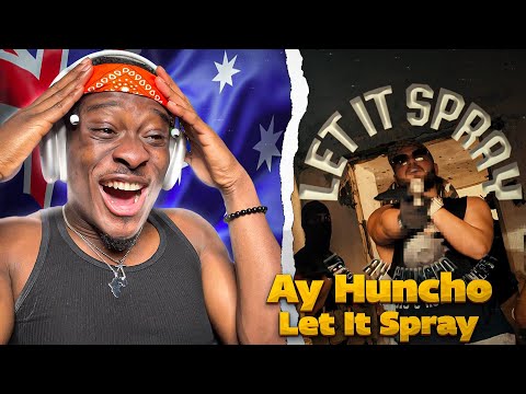 Ay Huncho ft. wewantwraiths and Hooligan Hefs - Let It Spray (Official Visualizer) 🇦🇺🔥 REACTION