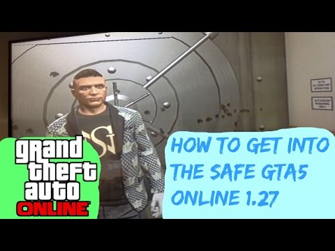 How to get into the safe in GTA 5 online Xbox 360 1.27