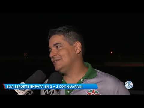 Boa Esporte draws 1-1 with Guarani