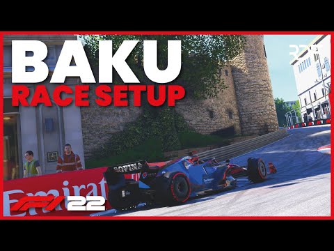 F1 22 Baku Race Setup [English Subtitled]