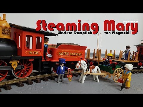 Die Playmobil Western-Lokomotive "Steaming Mary