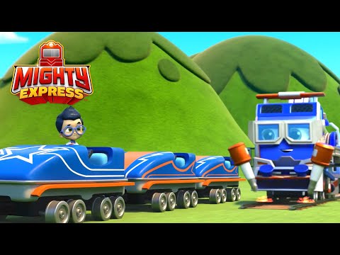 Nico Loves Roller Coasters 🎢 | Mighty Express Clips | Cartoons for Kids