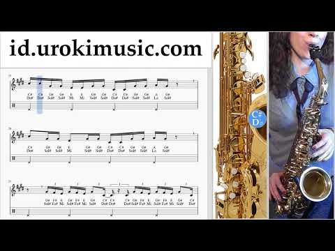 Cara Bermain Saksofon (Alto) BLACKPINK - ‘뚜두뚜두 (DDU-DU DDU-DU)‘ Tutorial Tab um-ih592