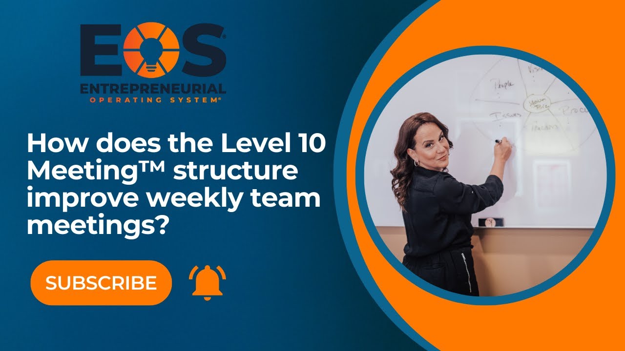How does the Level 10 Meeting™ structure improve weekly team meetings?