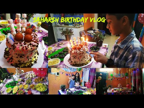 Saharsh birthday vlog/My son birthday/Saharsh/Aaswaada