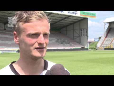 12-06-2014 Gertjan Martens eerste training RAFC