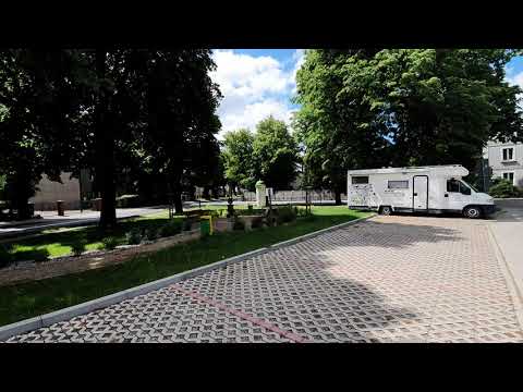 Motorhome at Iłowo Osada, Poland