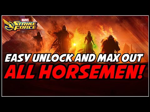 Unlock All Horsemen Early & Easy! | New Player Guide | Apocalypse Guide Part 1 | Marvel Strike Force