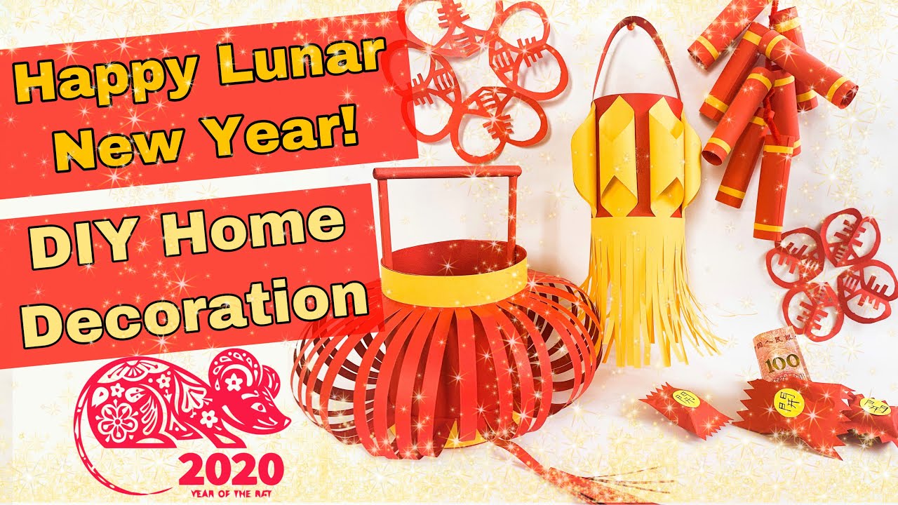 Watch video 5 DIY decorations for Lunar Chinese New year Now 5 DIY decorations for Lunar Chinese New year