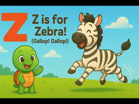 Letter Z Song | Zebra, Zoom & Zzz! | ABC Action Song with Siwoo the Tiny Turtle