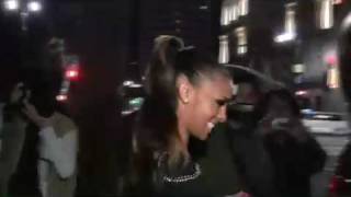 Melody Thornton leaving Katsuya, 22 November