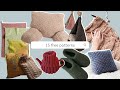 15 *FREE* Knitting Patterns for the Home // Project inspiration and scrap yarn ideas!