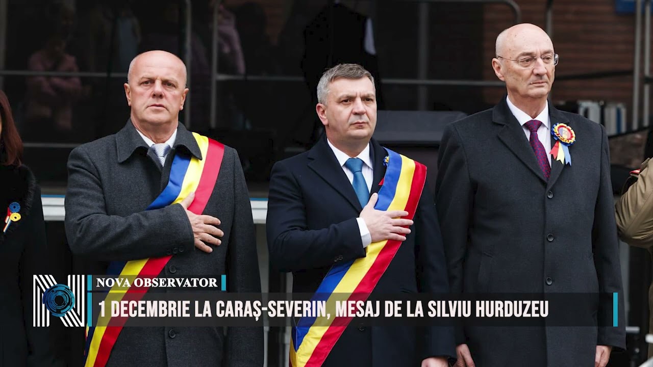 1 Decembrie la Caraș-Severin, mesaj de la Silviu Hurduzeu