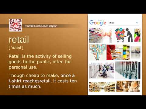 Retail : C1 level english vocabulary lesson, www.LipLix.com
