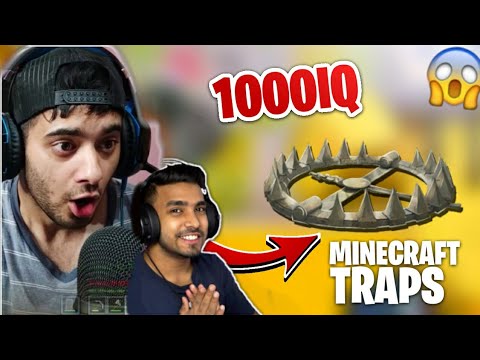 OverPowered 1000iq Traps By Indian Gamers In Minecraft | TECHNO Gamerz | Battle Factor
