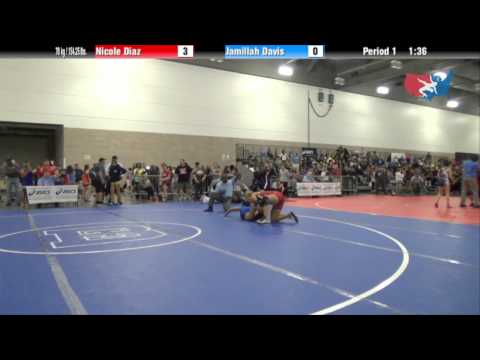 FILA Cadet 70 kg / 154.25 lbs. - Nicole Diaz vs. Jamillah Davis