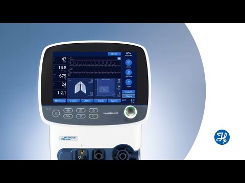 Hamilton C3 ICU Ventilator Key Features Video