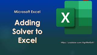 Adding Solver to Excel | Solver Excel Add-in