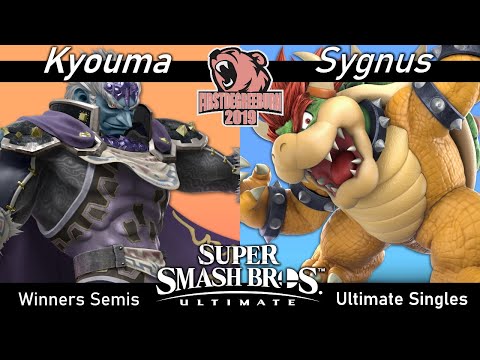 FirstDegreeBurn 2019 - Kyouma (Ganondorf) vs Sygnus (Bowser) Winners Semis | SSBU