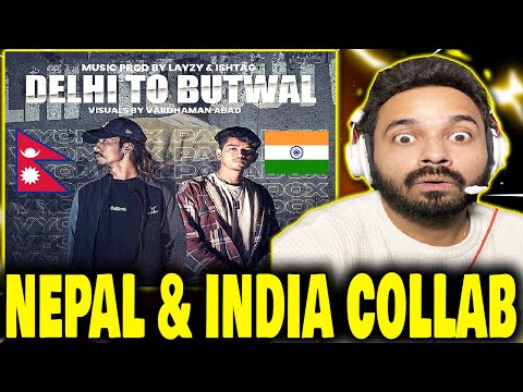 India 🇮🇳 Reaction On DELHI to BUTWAL VYOMA X ‪Paradox‬ Nepal India Rap Collab 🔥