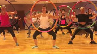 &quot;HEY BABY&quot; Dimitri Vegas &amp; Like Mike vs Diplo - Dance Fitness Workout Balletics with Hula Hoops
