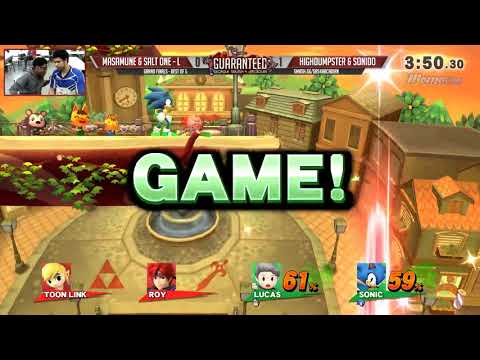 GA Smash 4 Arcadian - HighDumpster & Sonido vs Salt One & Masamune - Grand Finals
