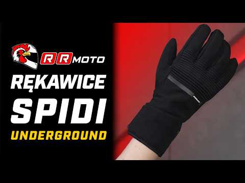 SPIDI UNDERGROUND _ zimowe rękawice motocyklowe | ciepło, wodoodporność i ochrona