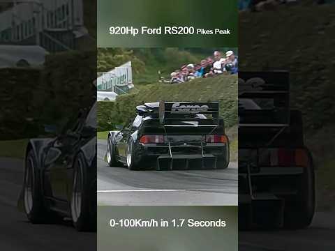 Dramatic 920Hp FORD RS200 Pikes Peak at Shelsley Walsh #HillclimbMonster