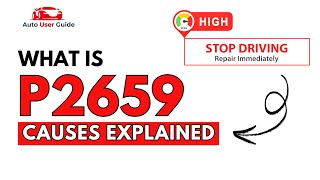 dtc p2659 quickly Fix