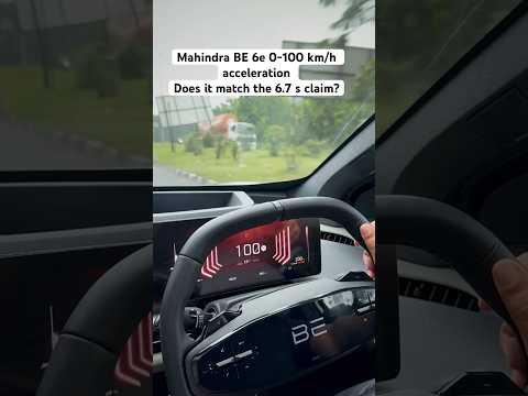 Thumbnail for Mahindra BE 6e 0-100 km/h acceleration! What’s the time? by Mahindra & Mahindra