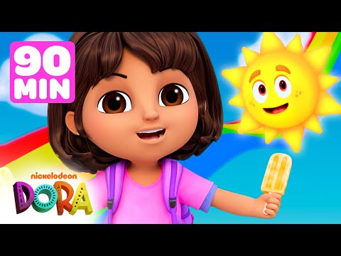 Dora Having Fun in the Sun For 90 Minutes! | Dora & Friends