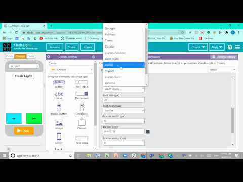 How to make a simple app in code.org app lab