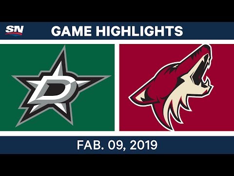 NHL Highlights | Stars vs. Coyotes - Feb 9, 2019