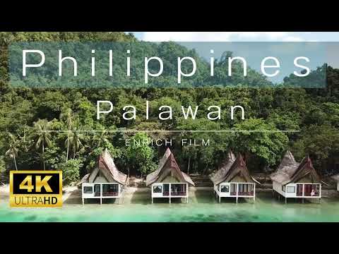 4K Nature | Philippines, Palawan | Ocean |  Relaxing , Meditation music