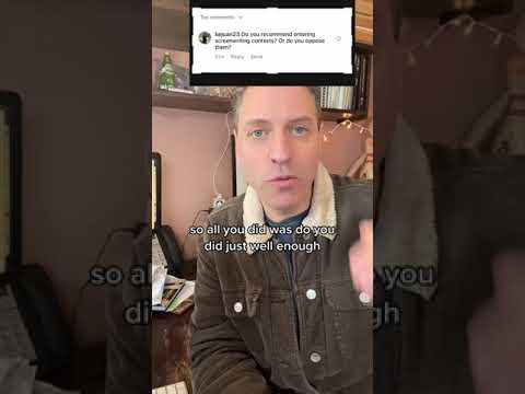 Should Aspiring Screenwriters Enter Contests? | Screenwriting Tips & Advice from Michael Jamin