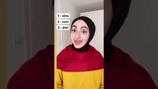 Counting from 1-10 in German 🇩🇪