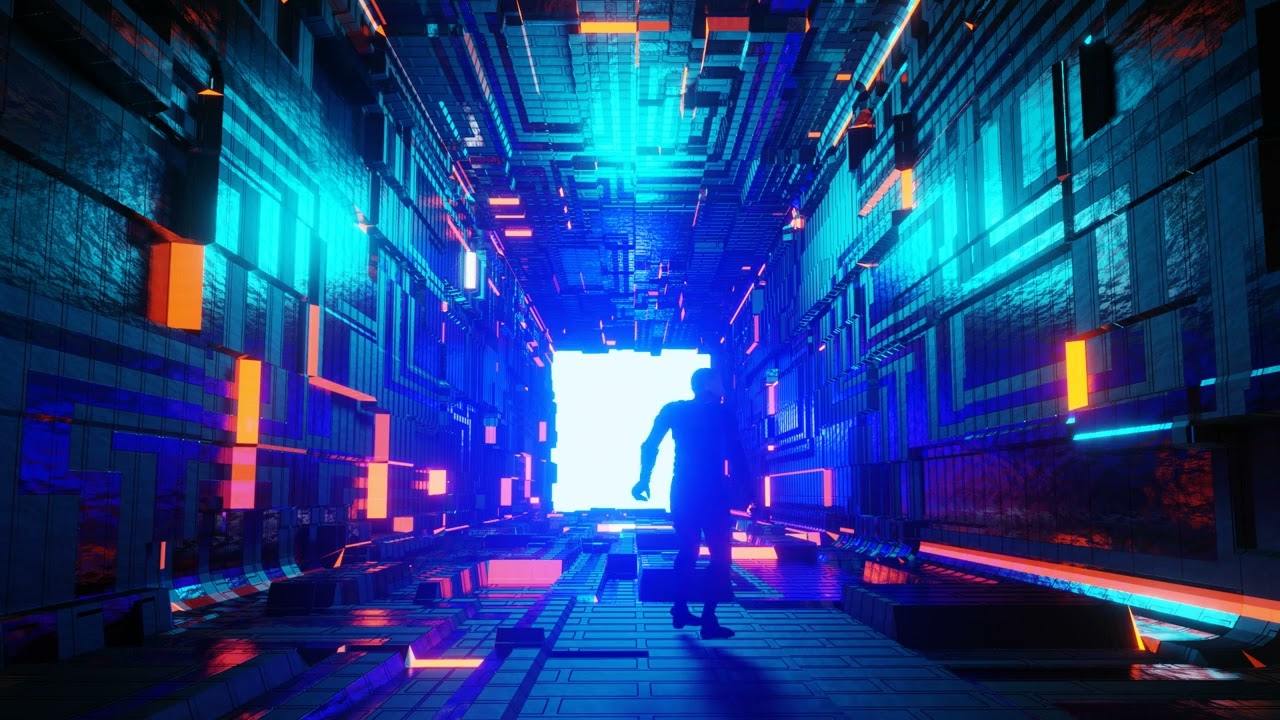 Sci-Fi Tunnel Environment 3D Model