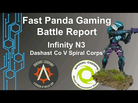 Fast Panda Gaming: N3 - Supplies - Spiral Corp vs Dashat Company.  infinity battle report.