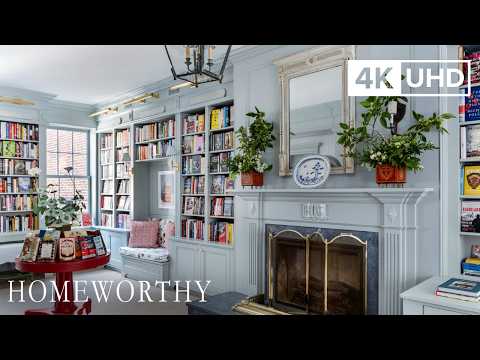 HOUSE TOUR | Step Inside A Storybook Boston Home & Bookstore | 4K