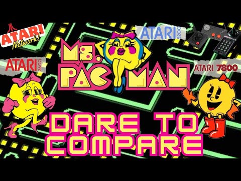 Comparing Ms Pac Man on Atari Consoles
