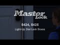 Sleutelkluis Master Lock Select Access middelgroot verlichte cijfers