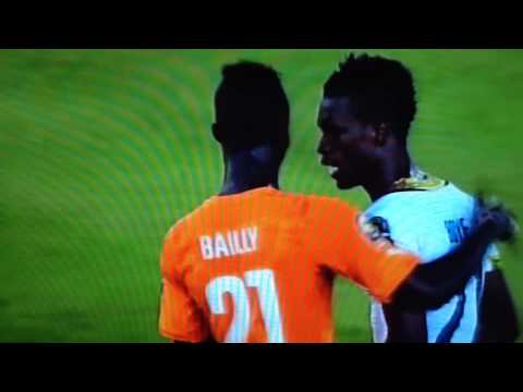 John Boye agression Cote D'Ivoire vs Ghana