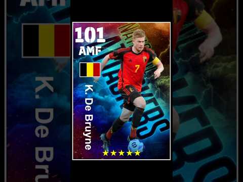 How To Train 101 Rated K. DE BRUYNE In eFootball 2024 Mobile 