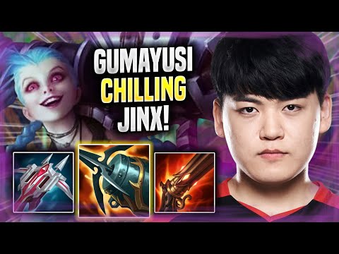 GUMAYUSI CHILLING WITH JINX! - T1 Gumayusi Plays Jinx ADC vs Jhin! | Season 2022