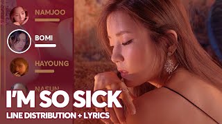 Download lagu Apink - I'm so sick (Line Distribution   Color Coded Lyrics) PATREON REQUESTED mp3